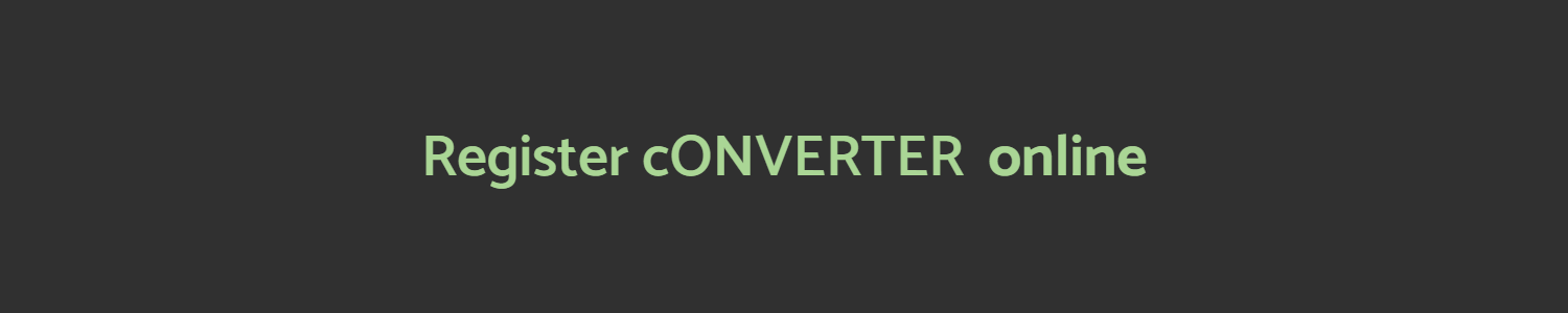 Register converter online